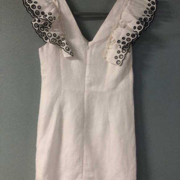 J. Crew Collection Eyelet Ruffle Sheath Dress - Picture 9 of 9